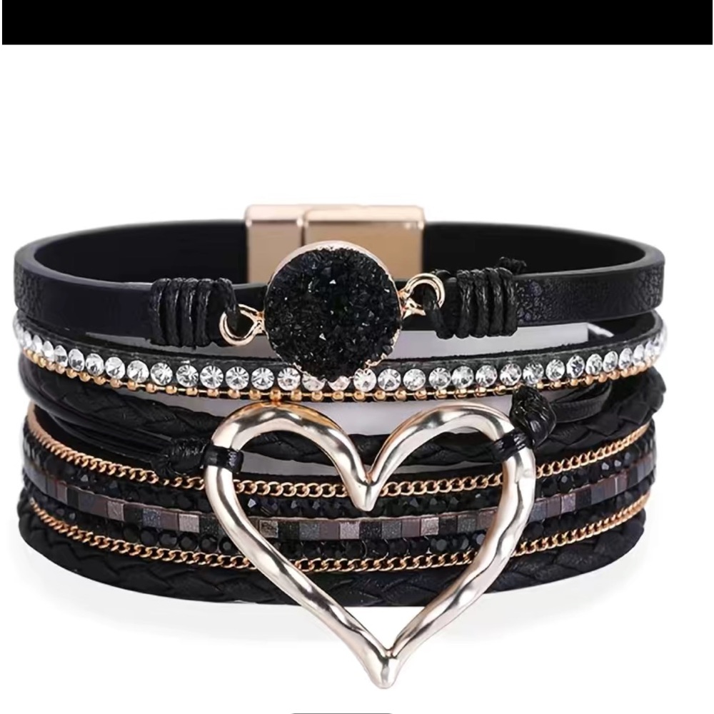 New! Heart bling bracelet!